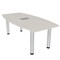 Skutchi Designs 33.5 in W, 69.5 in L, 29 in H, Engineered Wood Top, Ivory H-BOT-3470-PT-EL-26 - alternate 1
